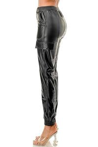 Pleather Cargo Pant